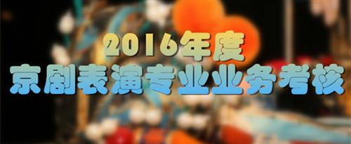 骚笔流水插穴上床干骚笔吃奶头视频国家京剧院2016年度京剧表演专业业务考...